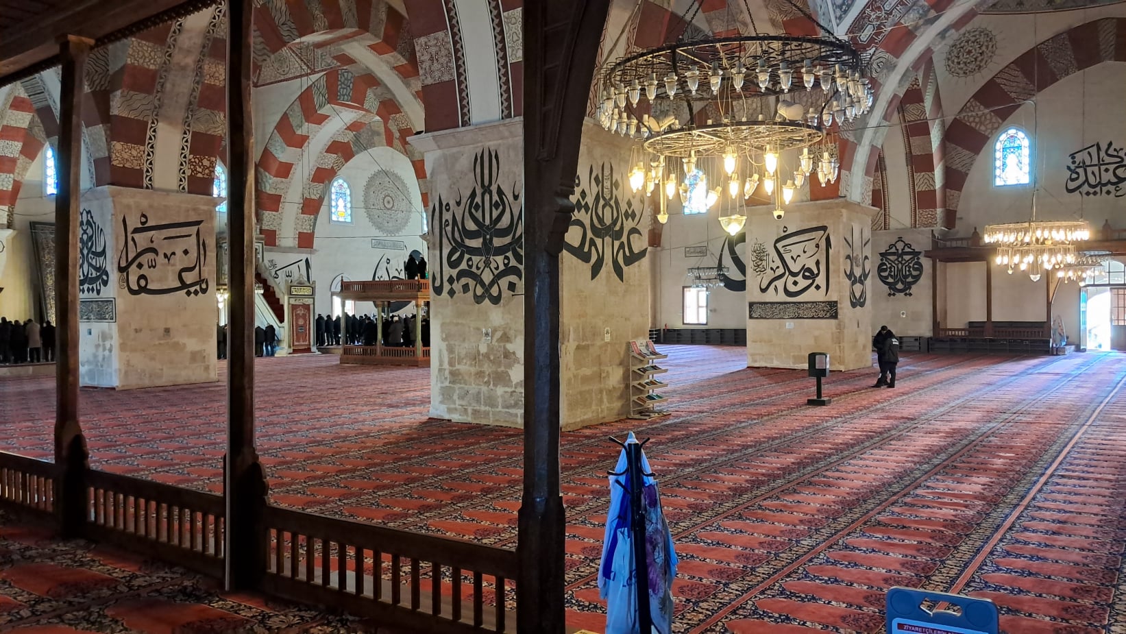 Einblick in die Moschee in Edirne